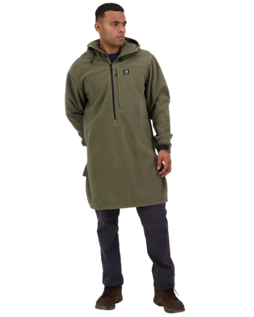 Swanndri Mens Tundra V2 Technical Fleece Anorak Dog Walking Waterproof Jackets