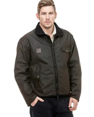 Swanndri Mens Waimak Oilskin Jacket With Wool Lining All-Purpose Men's Coats