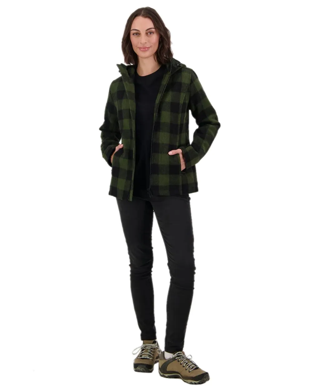 Swanndri Womens Seattle V2 Wool Hoodie Dog Walking Waterproof Jackets