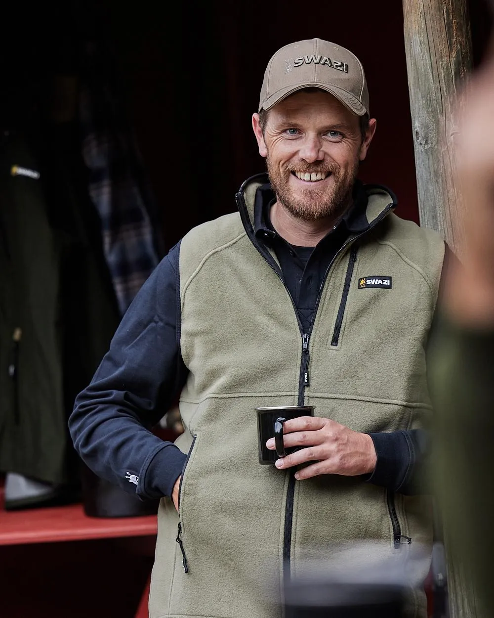 Swazi Sherpa Vest Tattersall Dress Shirts