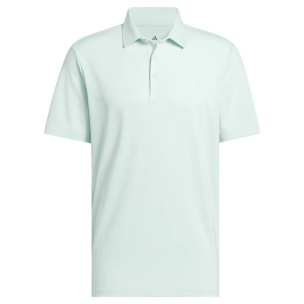 Own Every Step Chase What Moves You Adidas Ultimate365 Solid Polo Shirt - Semi Flash Aqua