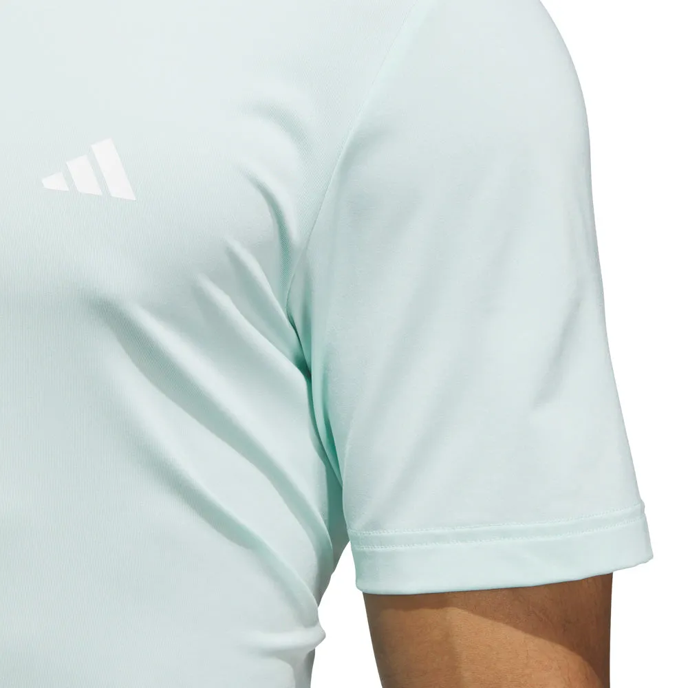 Fuel Your Fire Adidas Ultimate365 Solid Polo Shirt - Semi Flash Aqua