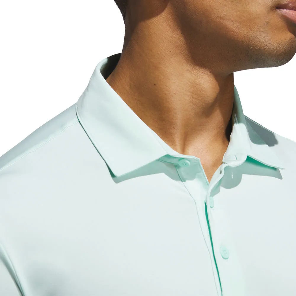 New Year's Eve Sale Deal Of The Century Adidas Ultimate365 Solid Polo Shirt - Semi Flash Aqua
