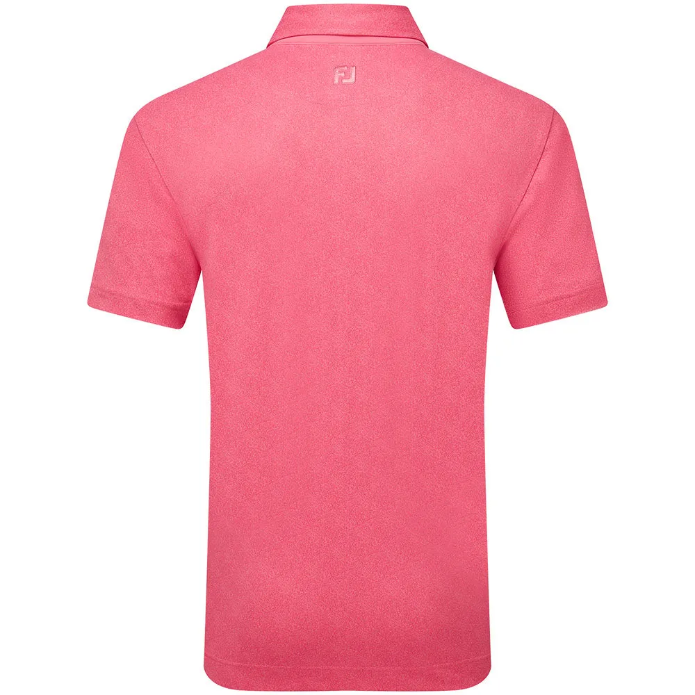 Mother's Day Sale Footjoy Speckle Print Pique Polo Shirt - Pink Lemonade