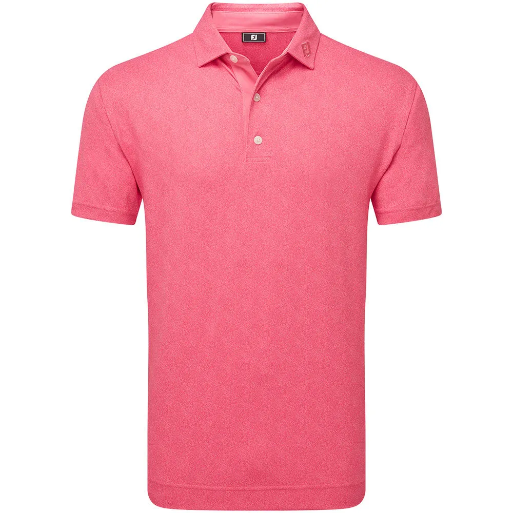 Christmas Day Sale Footjoy Speckle Print Pique Polo Shirt - Pink Lemonade