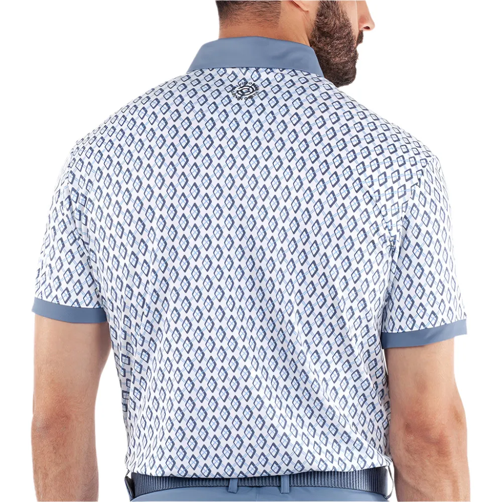 Empower Your Journey Valentine's Day Sale Galvin Green Maxwell Polo Shirt - Moonlight Blue/White