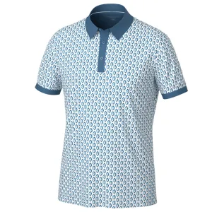 Galvin Green Maxwell Polo Shirt - Moonlight Blue/White Affordable