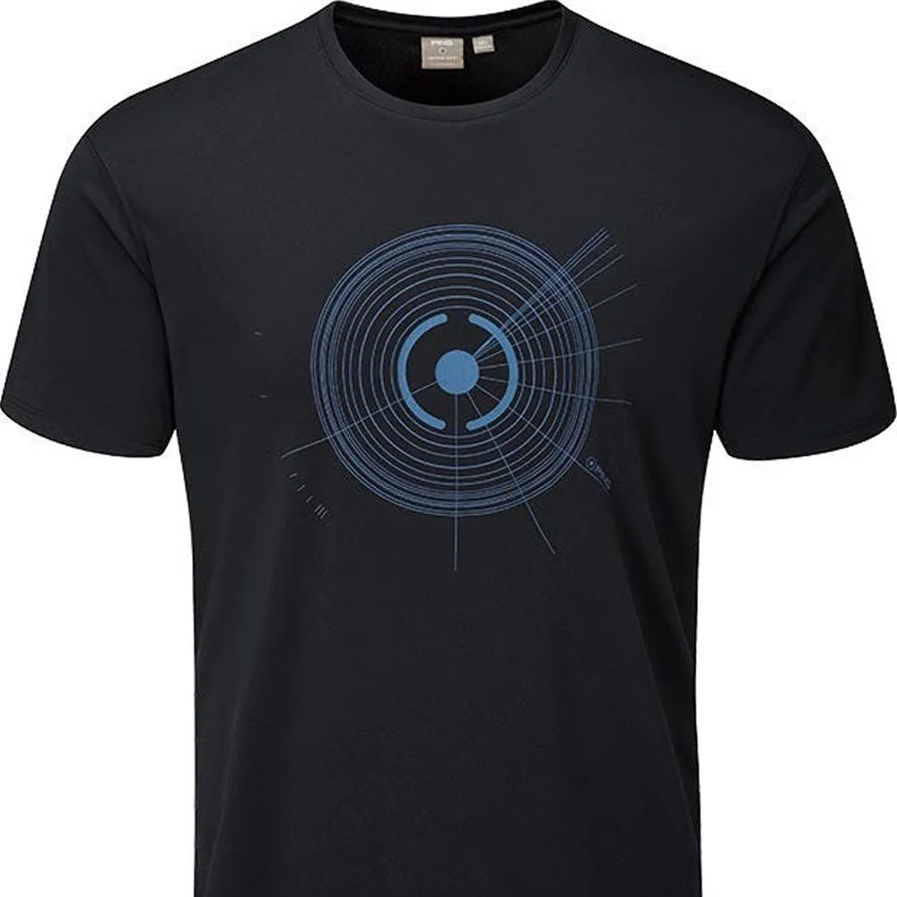 Ping Swing Tee Polo Shirt - Navy Feel the Energy Step into the Beat