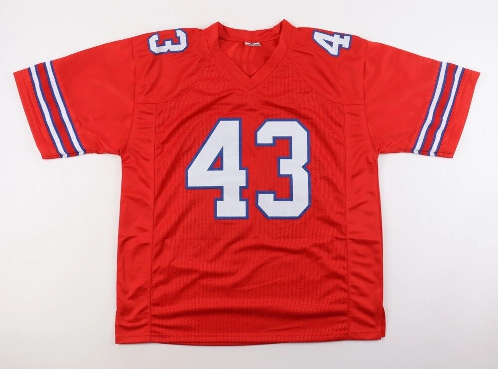 Terrel Bernard Signed Buffalo Bills Jersey (Playball Ink) 2022 3rd Round Pick LB