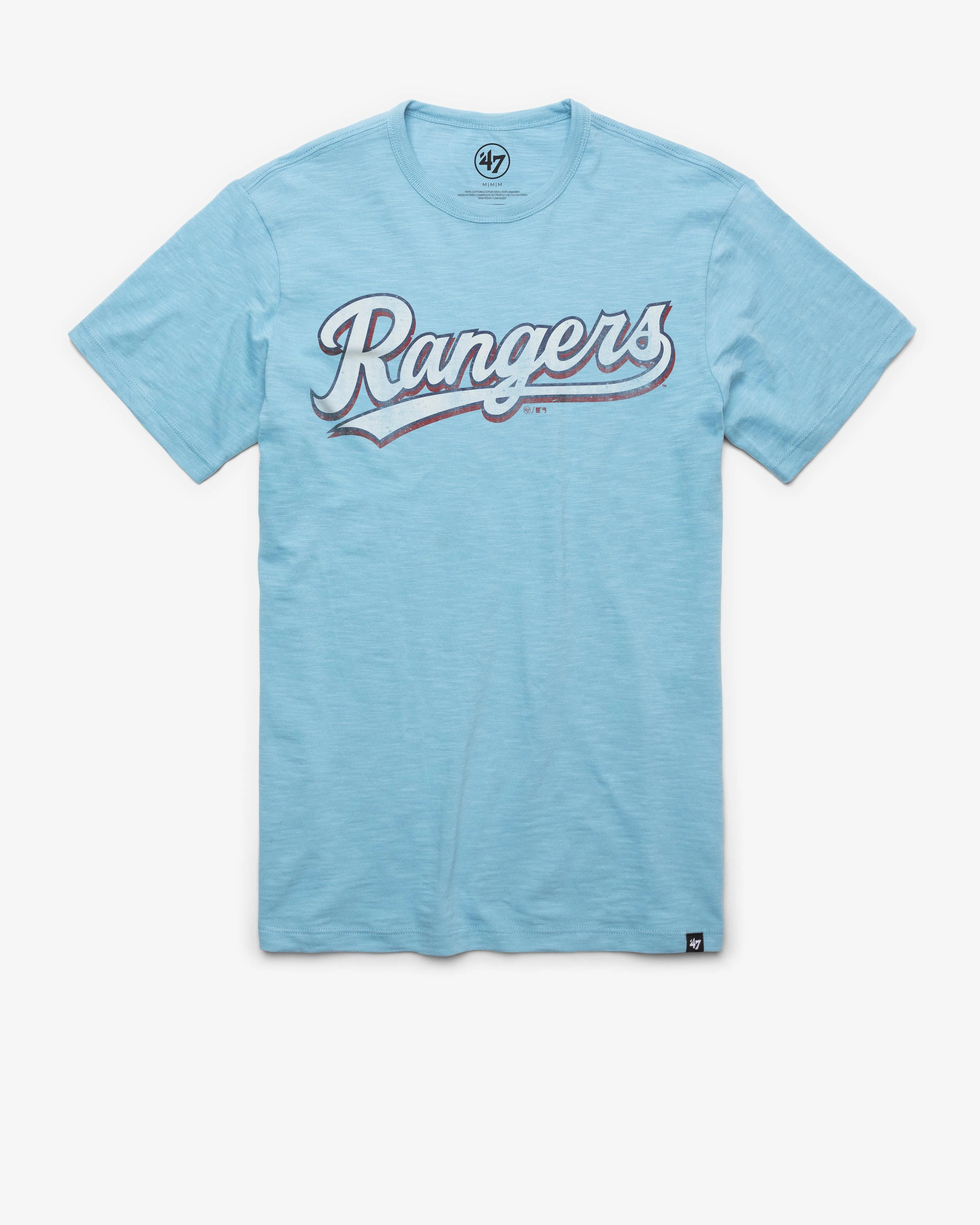 TEXAS RANGERS GRIT WORDMARK '47 SCRUM TEE