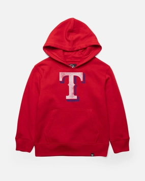 TEXAS RANGERS DISTRESSED IMPRINT '47 HEADLINE HOOD KIDS