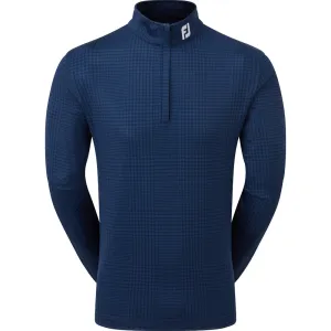 Budget Friendly Footjoy Glen Plaid Print Chillout Pullover - Navy