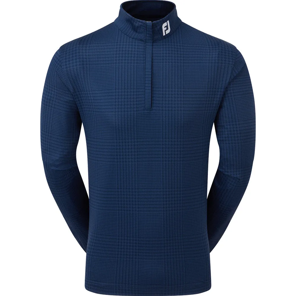 Budget Friendly Footjoy Glen Plaid Print Chillout Pullover - Navy