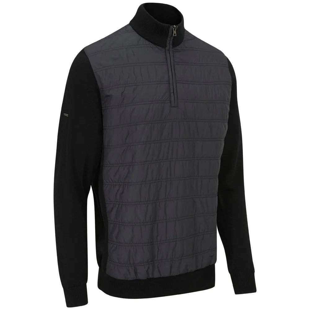 Ping Connell 1/4 Zip Pullover - Black Engineered for Speed Walk Loud