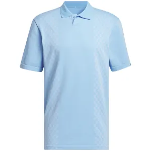 Push Beyond Limits Feel the Energy Adidas Ultimate 365 Tour Primeknit Polo Shirt - Semi Blue Burst