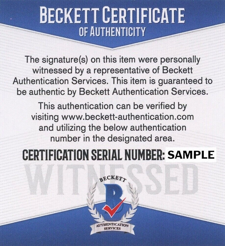 Thurman Thomas Signed Buffalo Bills Career Highlight Stat Jersey (Beckett COA)