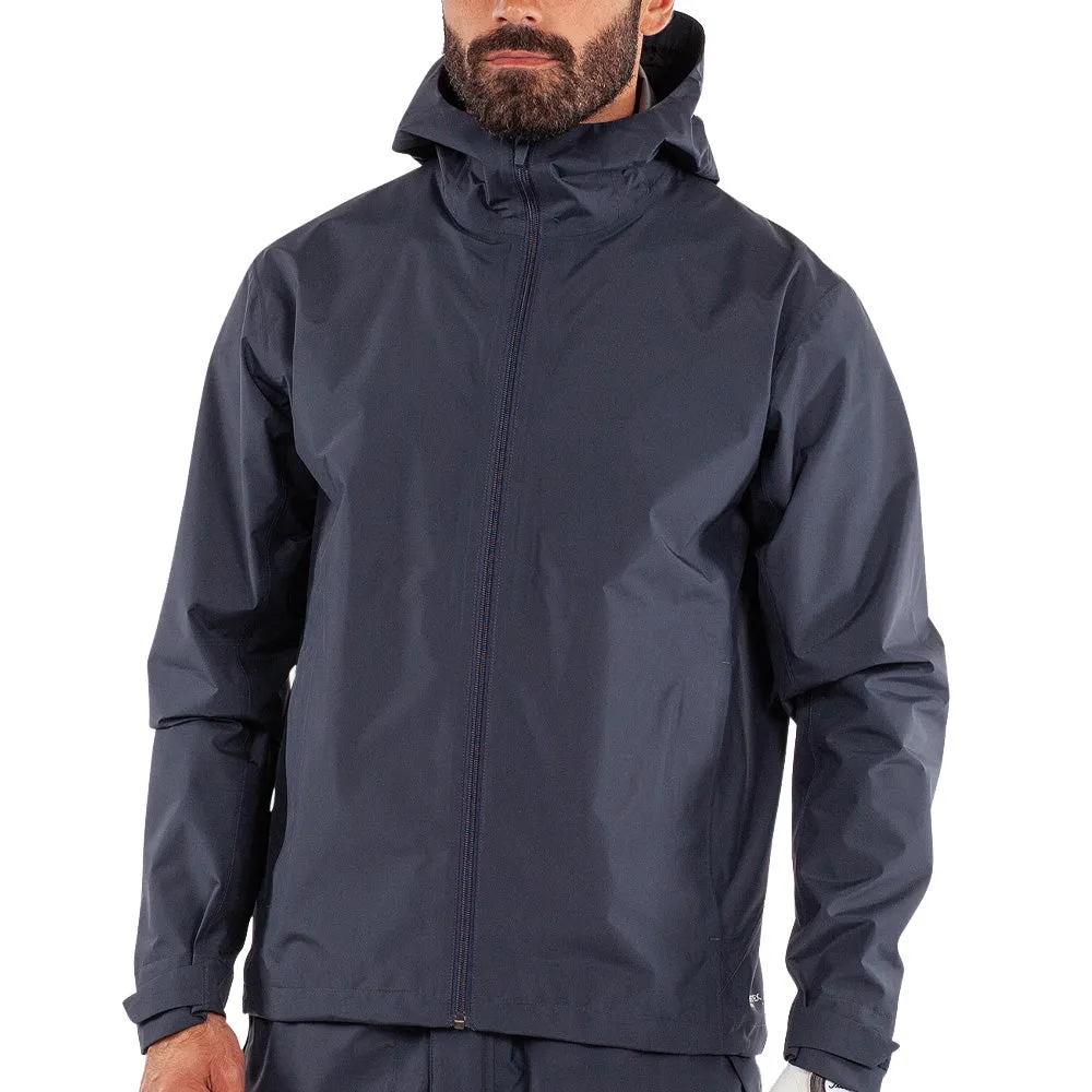 Galvin Green Akron Waterproof Hooded Jacket - Navy Step Into Strength