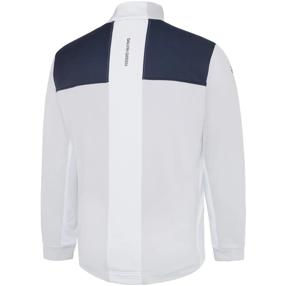 Galvin Green Dean 1/2 Zip Pullover - Cool Grey/Navy Lead with Style