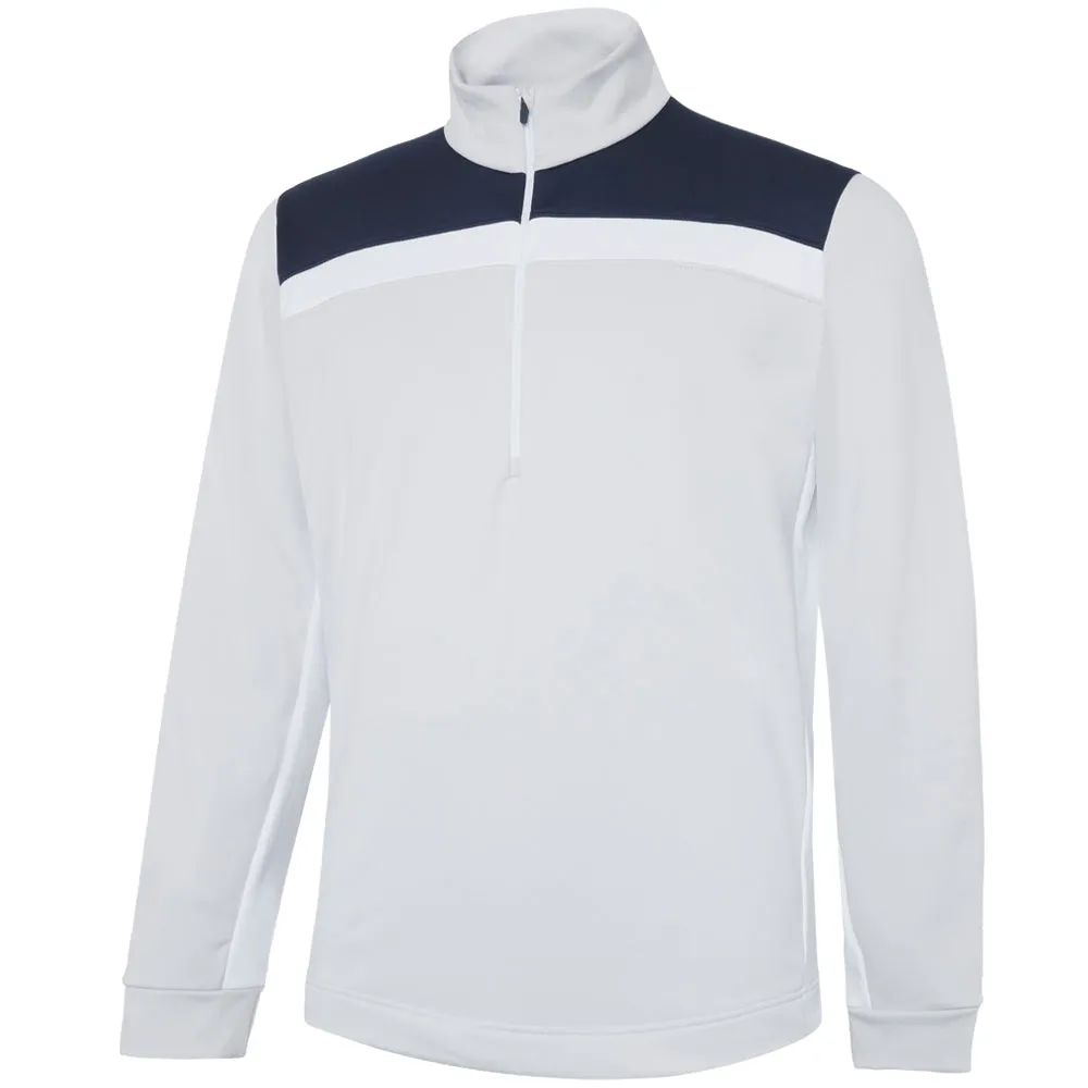 Memorial Day Sale Galvin Green Dean 1/2 Zip Pullover - Cool Grey/Navy