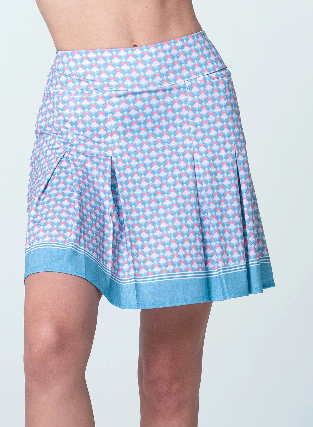 Linen Glam Pleat Skort Step into the Beat