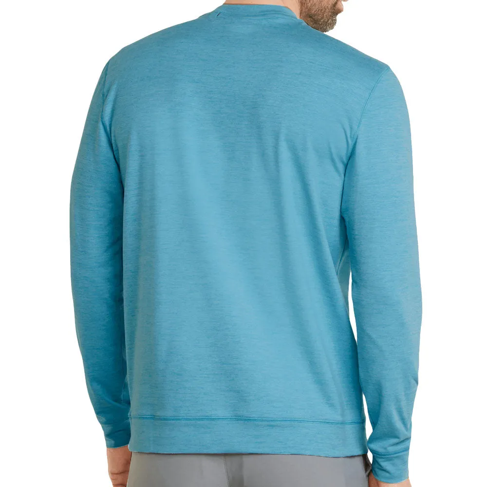 Puma Cloudspun Crewneck Sweater - Dusty Aqua Heather Loud Looks, Smooth Moves