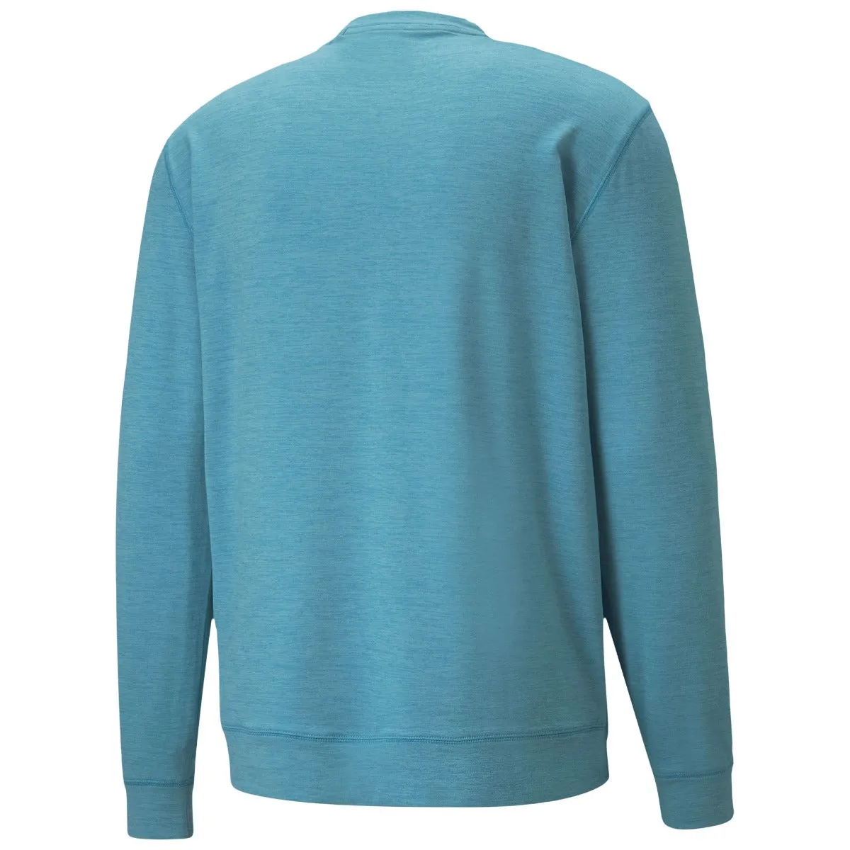 Step into the Beat No Limits, Just Style Puma Cloudspun Crewneck Sweater - Dusty Aqua Heather