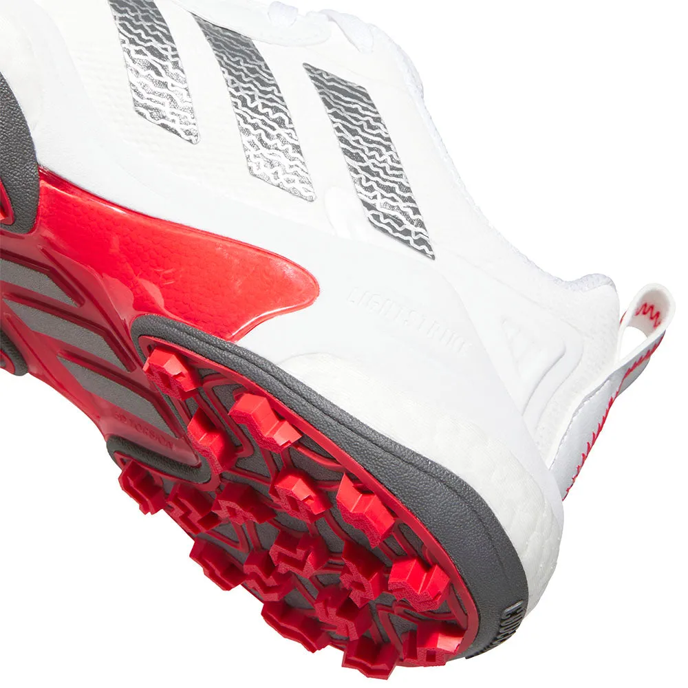 New Year's Eve Sale Dress from the Feet Up Adidas Codechaos '25 Spikeless Waterproof Shoes - White/Grey Five/Lucid Red