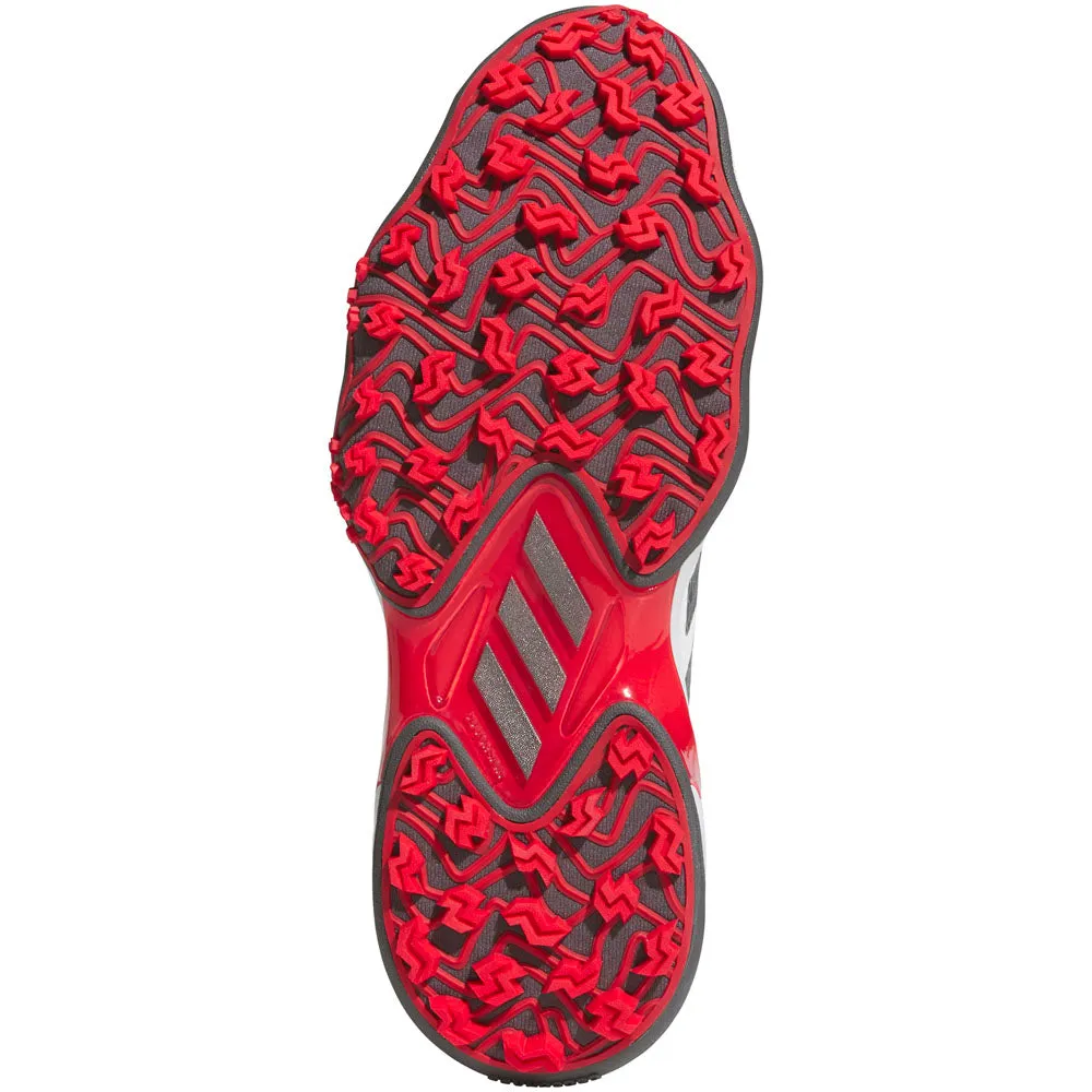 Push Beyond Limits Adidas Codechaos '25 Spikeless Waterproof Shoes - White/Grey Five/Lucid Red