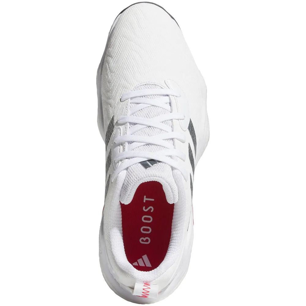 Adidas Codechaos '25 Spikeless Waterproof Shoes - White/Grey Five/Lucid Red Lead with Style