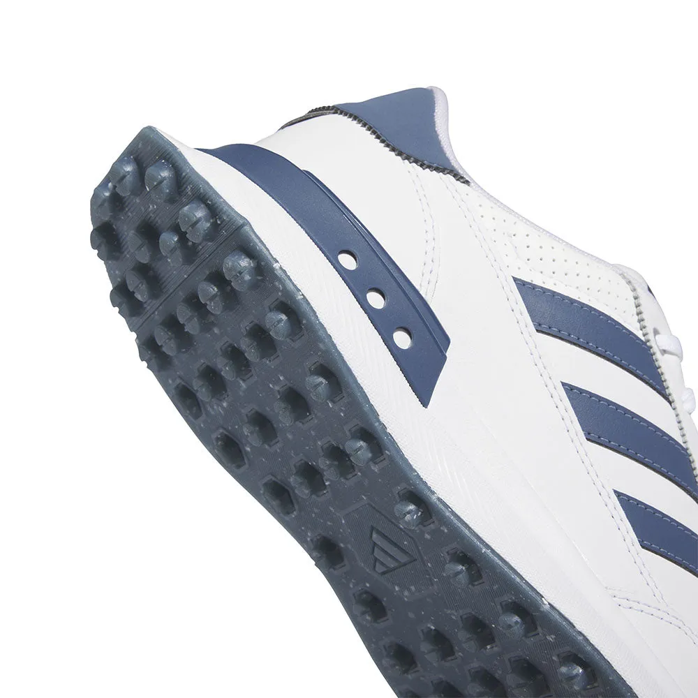 Steal Adidas S2G 24 Spikeless Leather Waterproof Shoes - Ftwr White/Collegiate Navy/Silver Met.