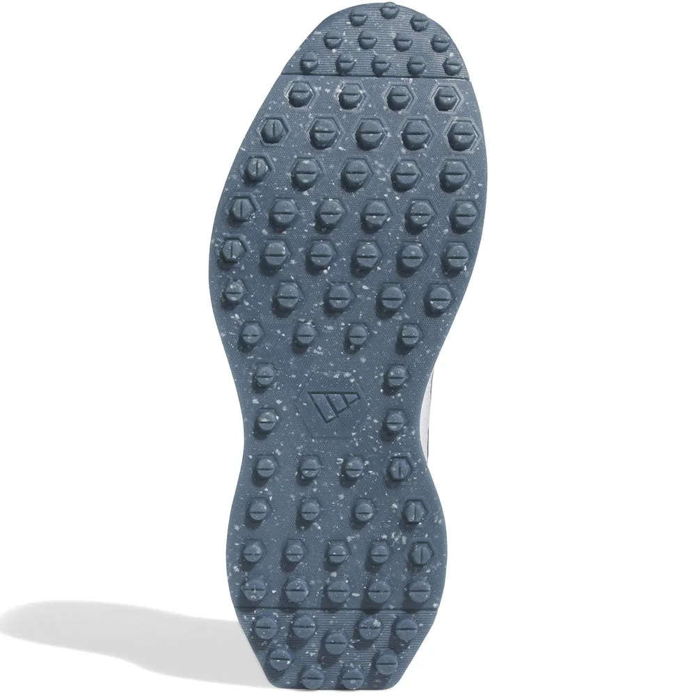 Black Friday Sale Adidas S2G 24 Spikeless Leather Waterproof Shoes - Ftwr White/Collegiate Navy/Silver Met.