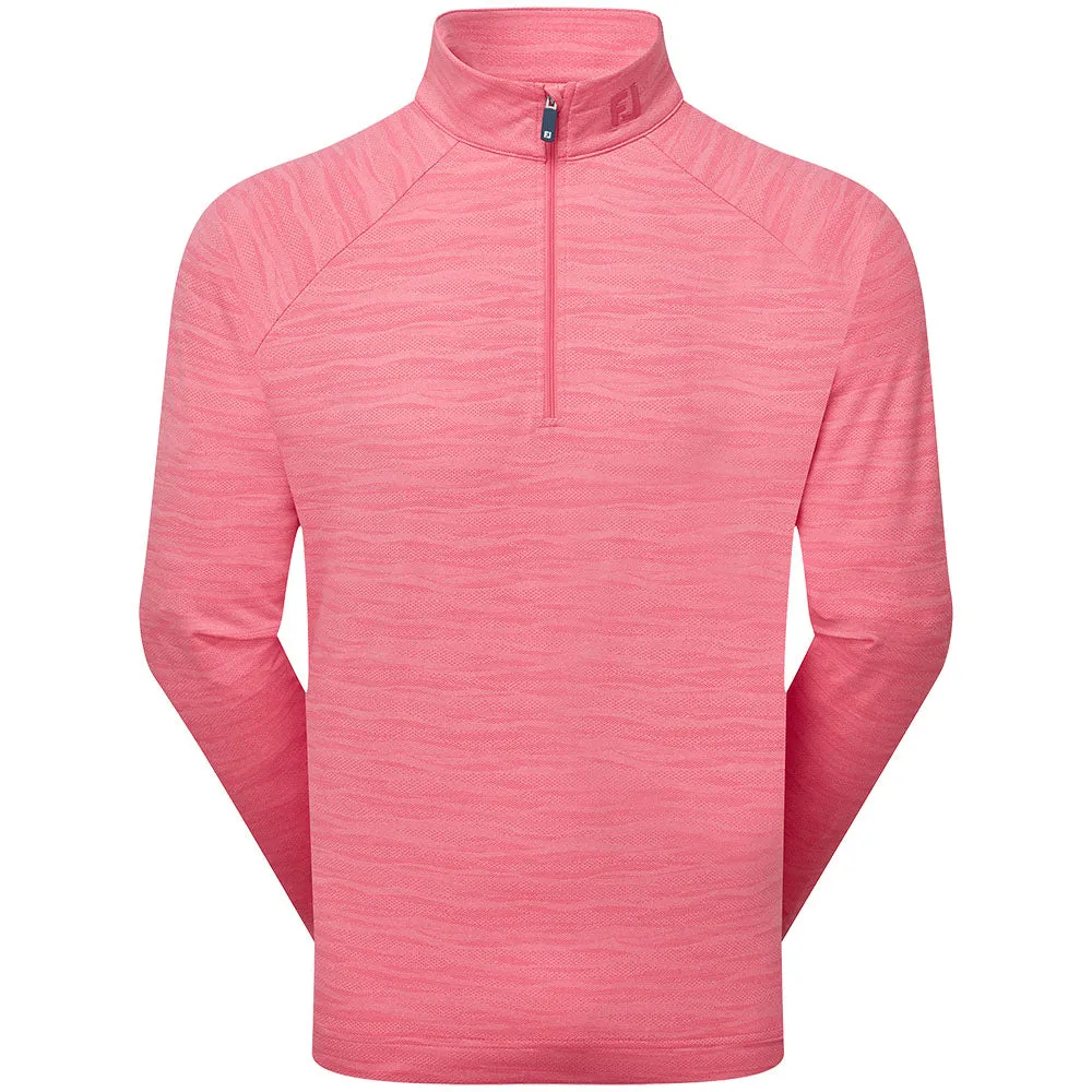 Footjoy Wave Jacquard Chill-Out Pullover - Pink Lemonade Economical