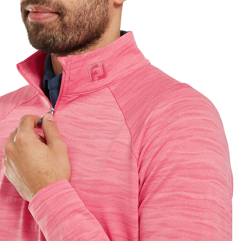 Move Like You Mean It Footjoy Wave Jacquard Chill-Out Pullover - Pink Lemonade