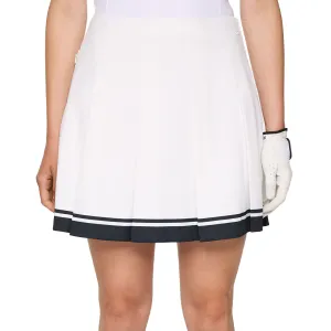 J.Lindeberg Women'S Beth Golf Skirt - White Own the Streets Mother's Day Sale