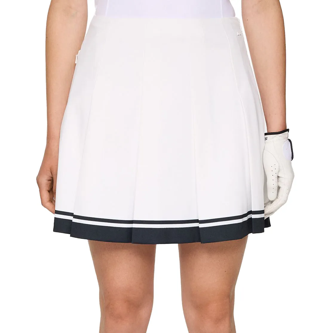 J.Lindeberg Women'S Beth Golf Skirt - White Own the Streets Mother's Day Sale
