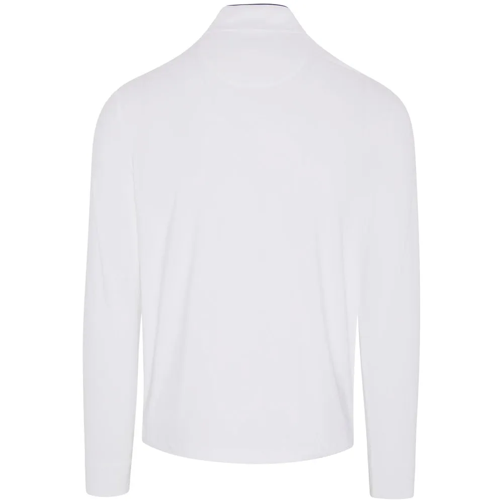 Rule the Streets Original Penguin 1/4 Zip Performance Earl Pullover - Bright White