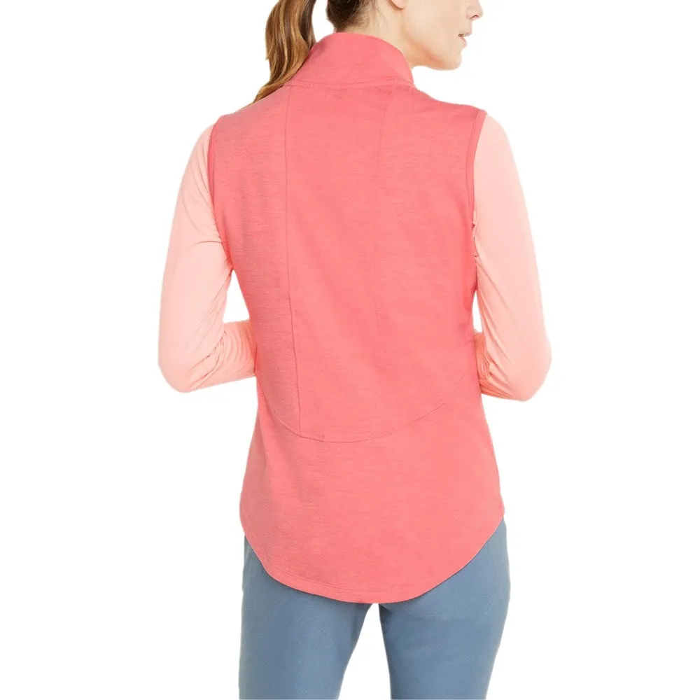 Puma Women'S Cloudspun Daybreak Golf Vest - Carnation Pink Heather Built to Perform
