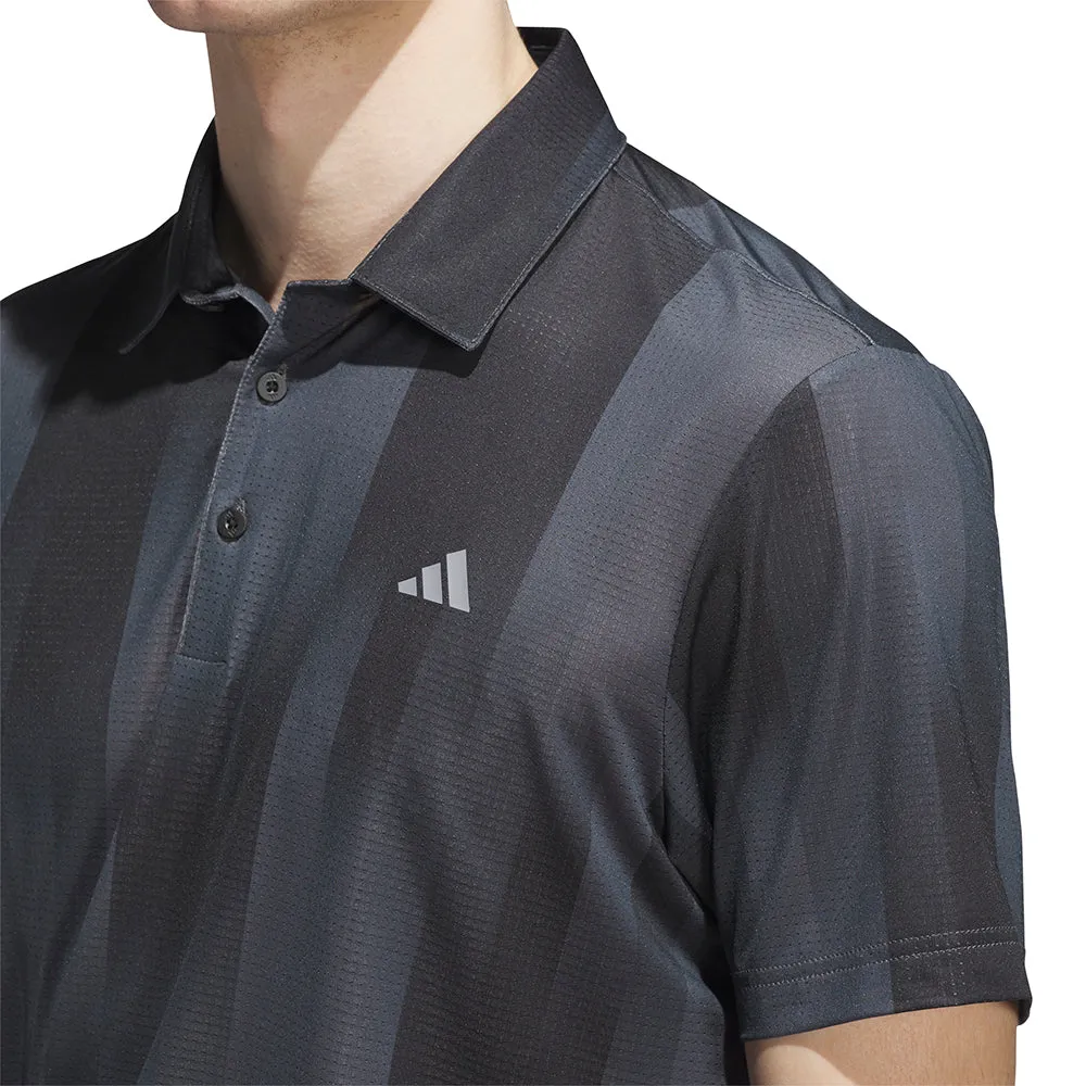 Flash Sale Adidas Ultimate365 Mesh Radiant Print Polo Shirt - Grey Six/Black