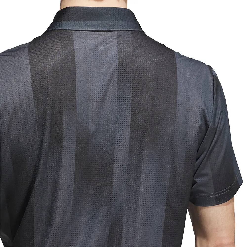 Winter Sale Adidas Ultimate365 Mesh Radiant Print Polo Shirt - Grey Six/Black