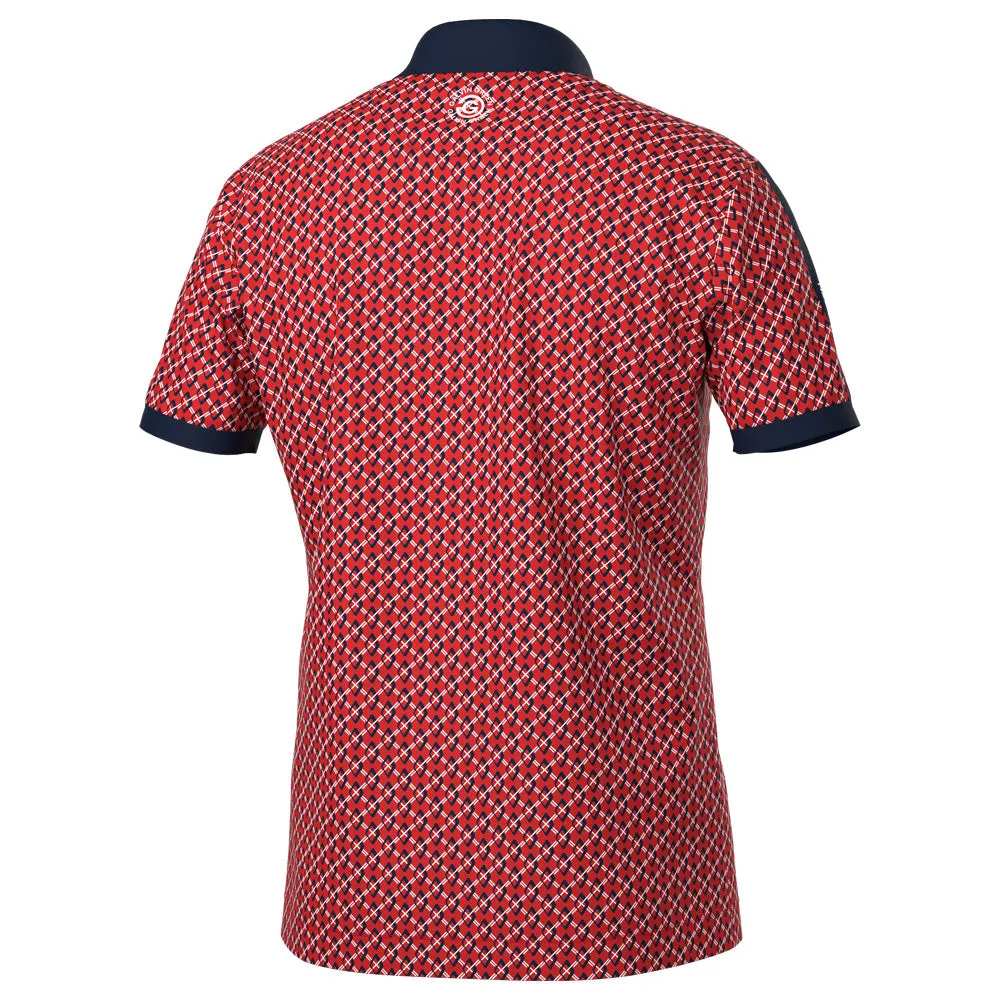 Dare to Lead Galvin Green Maxwell Polo Shirt - Red/Navy