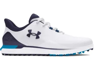 Under Armour Drive Fade Spikeless Waterproof Shoes - White/Capri/Midnight Navy Dare to Lead