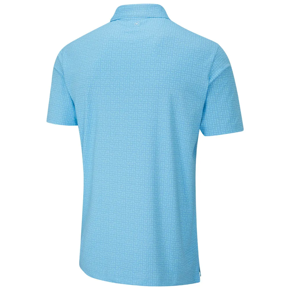 Command Attention Ping Julian Polo Shirt - Crystal Blue Multi