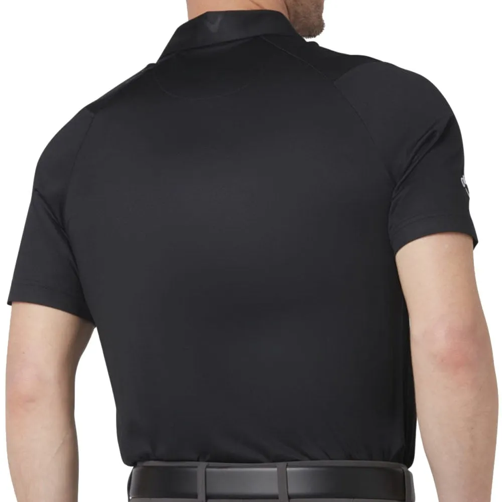 Callaway Swing Tech Solid Print Polo Shirt - Caviar Own the Moment Independence Day Sale