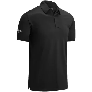 Callaway Swing Tech Solid Print Polo Shirt - Caviar Performance Unleashed