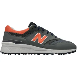 Flash Sale Economical New Balance 997 Spikeless Waterproof Shoes - Grey/Orange