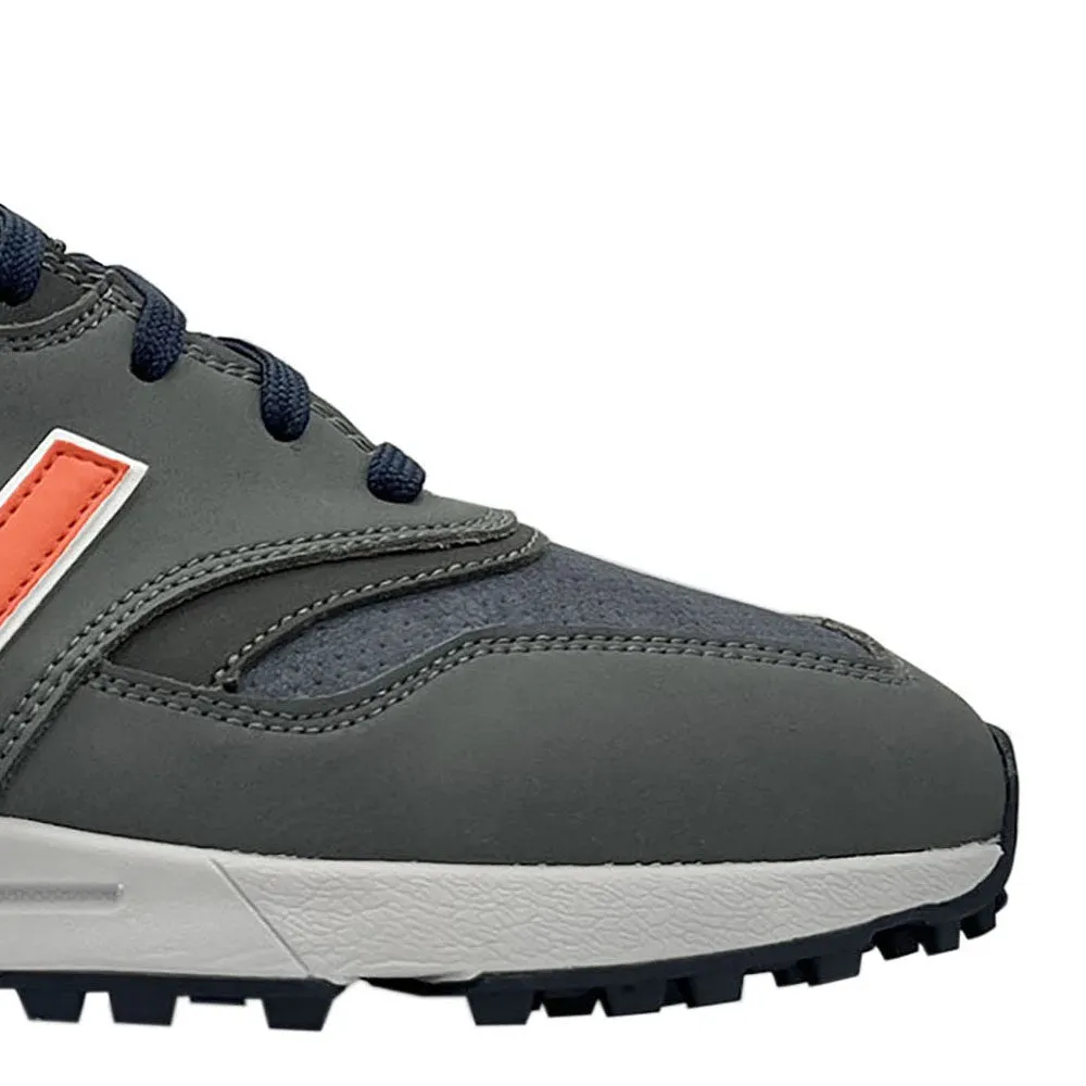 New Balance 997 Spikeless Waterproof Shoes - Grey/Orange Flash Sale Own the Moment