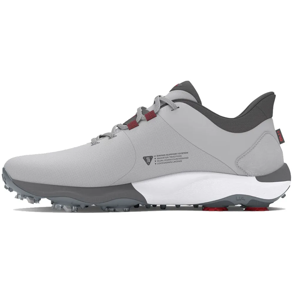 Under Armour Drive Pro Spiked Waterproof Shoes - Mod Gray/Castlerock/Castlerock Dare to Lead Redefine Classic