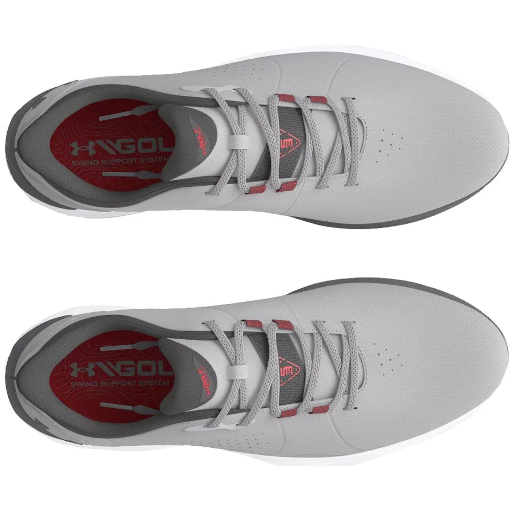 Under Armour Drive Pro Spiked Waterproof Shoes - Mod Gray/Castlerock/Castlerock Clearance Sale