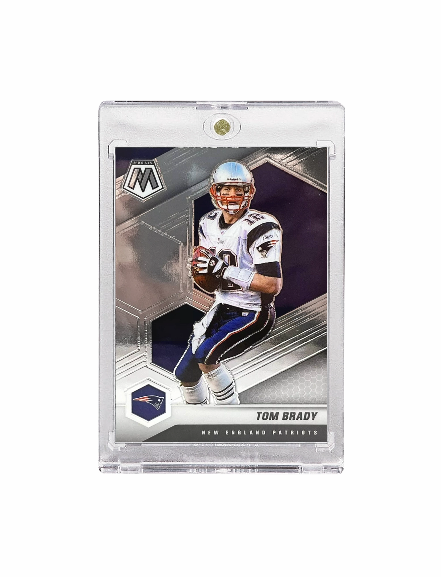 Tom Brady New England Patriots Panini NFL Mosaic 21 Base Trading Card