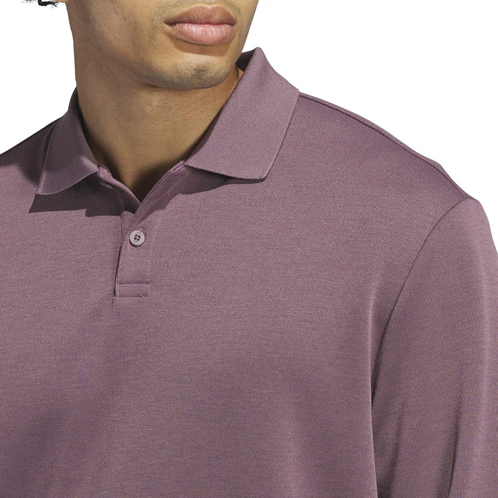 Adidas Go-To Long Sleeve Polo Shirt - Shadow Fig Never Just Walk